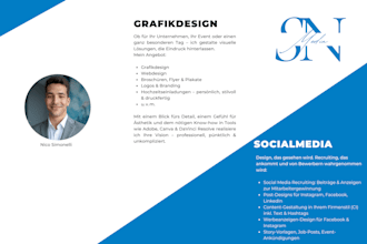 ich designe ansprechende social media beitraege mit caption für instagram und co
