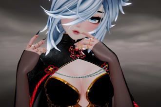 rig, retexture or modify your existing vrchat avatar humanoid avatar furry model