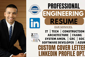 write engineering, tech, it, grc, and cybersecurity resume as a faang recruiter