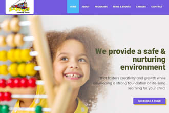 do daycare website kindergarten website childcare website babycare website