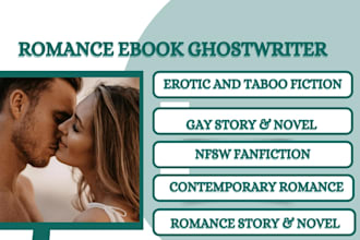 ghostwrite romance ebook, erotic story, bdsm kinky, nfsw fanfiction or gay story