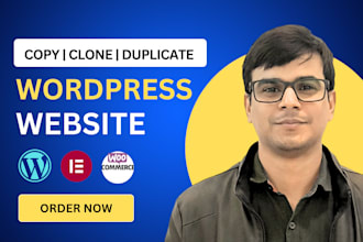 copy, clone or duplicate wordpress website using elementor