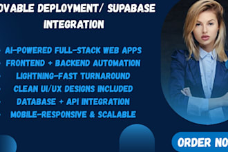 build a full stack web app using lovable ai in record time