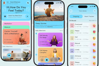 meditation app guided meditation app calm app arvr medtation app music yoga app