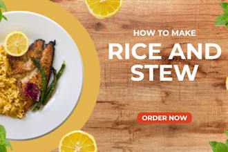 teach how to make rice and stew