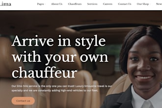 build taxi booking website, chauffuer, airport transfer, vtc, limousine website