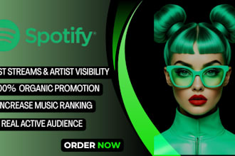 promote your music to real spotify playlists for organic growth and streams