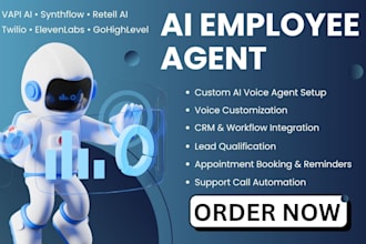 twilio voice bot setup, vapi call bot, elevenlabs voice agent synthflow agent ia