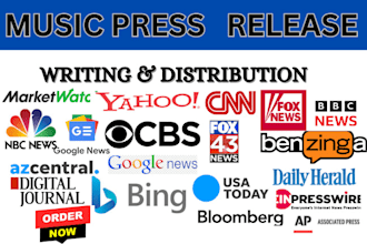 do music press release, music press release writing, music PR distribution