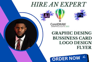 do design in photoshop, illustrator and coreldraw