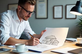 prepare residential and commercial architectural drawings with pe stamp