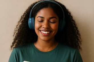 record a soothing and confident voiceover for your project