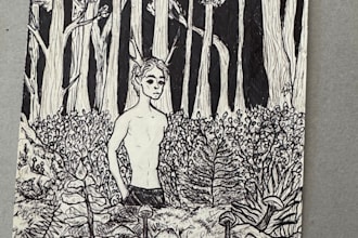 draw anything, but especially creepy forest animals