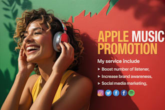 launch a full apple music promotion campaign for your album