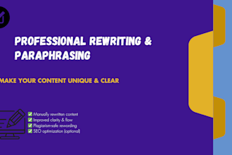 write website content,rephrase your blog, article, or text