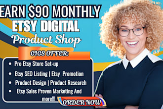 create passive income etsy digital product bundle stan store listing gum road