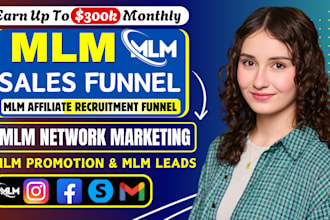 promote mlm sales funnel, mlm affiliate recruiting funnel, mlm network marketing