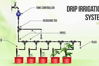 make drip sprinklers irrigation plan