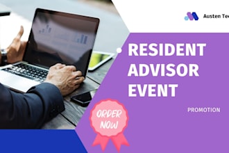 do eventbrite marketing, resident advisor event promotion, webinar concert