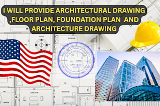 review and stamp architectural drawing, floor plan, mep design for city permit