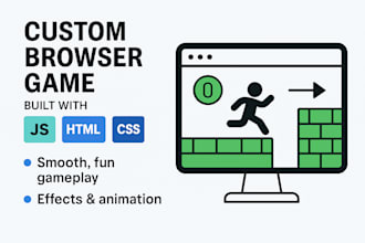 create a small browser based HTML,CSS,and javascript game