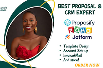 create jotform typeform google form zoho form, invoice zoho mail with automation
