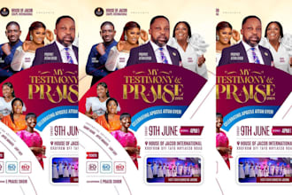 design church flyers gospel posters religious event banners