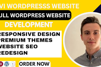 build, redesign, or clone custom responsive wordpress websites with divi