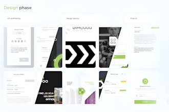 design UI UX wireframes, mock ups and prototypes for mobile and web in figma