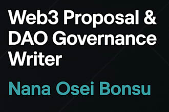 write a compelling web3 grant proposal