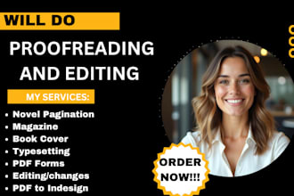proofread and edit your english language book or manuscript