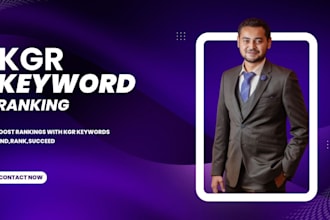do kgr keyword research and improve kw ranking