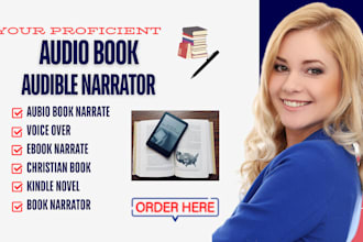 narrate and edit audible acx standard christian audiobook, ebook, or story audio
