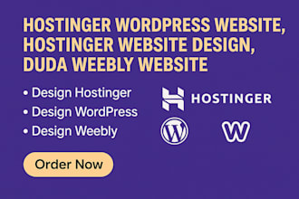 fix edit hostinger website, wordpress hostinger, duda, wix, bluehost website seo