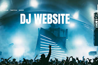 design music website for artist podcast band record labels producer