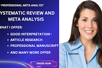 conduct a comprehensive meta analysis for your research or thesis