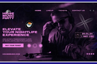 build music album ecommerce store artist website to sell beats streaming, tape