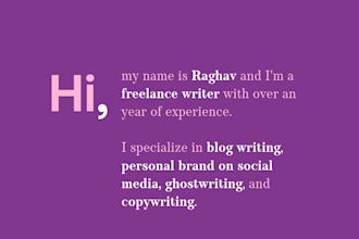 copywrite, ghostwrite, grow your personal brand online