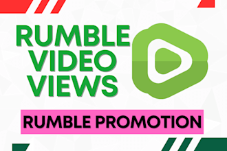 do rumble video promotion to real audience