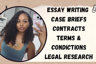 write legal contracts,agreements, documents, privacy policy ,complaints ,motions