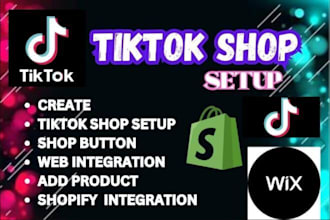 setup tiktok shop shopify dropshipping affiliate outreach ugc video ads campaign
