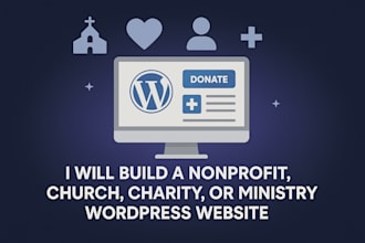 build a nonprofit, church, charity, or ministry wordpress website