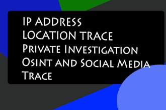 trace location , find IP , trace social media ,private investigation ,ip trace