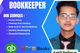 do bookkeeping in quickbooks and zoho books accurately