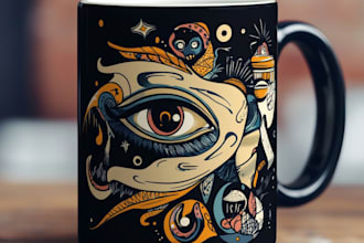do custom coffee mug design