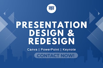 do canva presentation design, powerpoint siides redesign and keynote slides