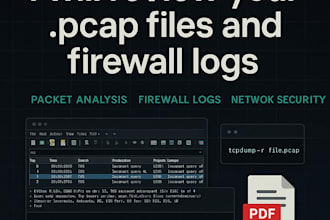 review your pcap files and firewall logs
