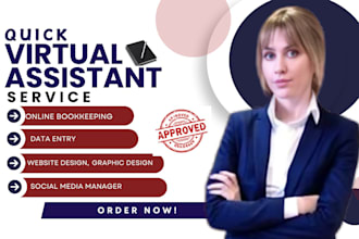 be personal and executive virtual assistance,  admin support, personal statement