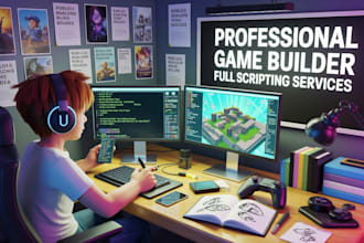 be your roblox game developer and scripter for full game creation