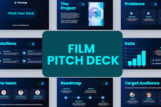 design film, documentary, TV series, show, screenplay, podcast pitch deck